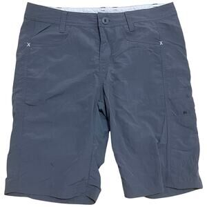 Patagonia Women's 2 Gray Mid Rise‎ 9" inseam Outdoor Hiking Adventure Shorts